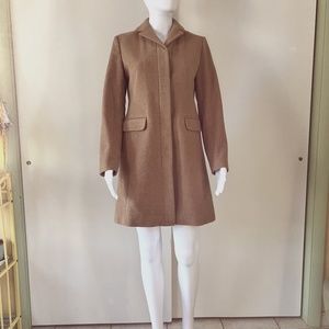 Gap Camel Wool Cashmere‎ Blend Top Coat, XS Old Money Classy Preppy Warm Layers